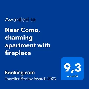 Near Como, Charming With Fireplace Appartement